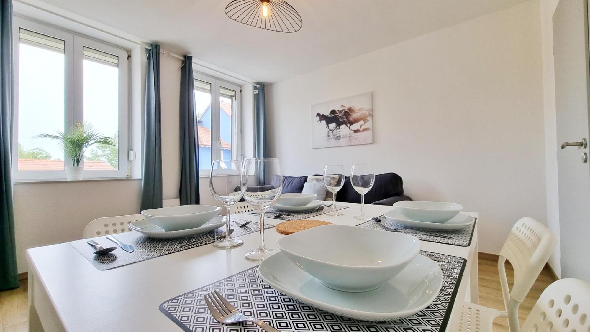 Le Triplex - 5 Chambres - 10 Pers- Fibre - Relax Bnb Mulhouse Kültér fotó
